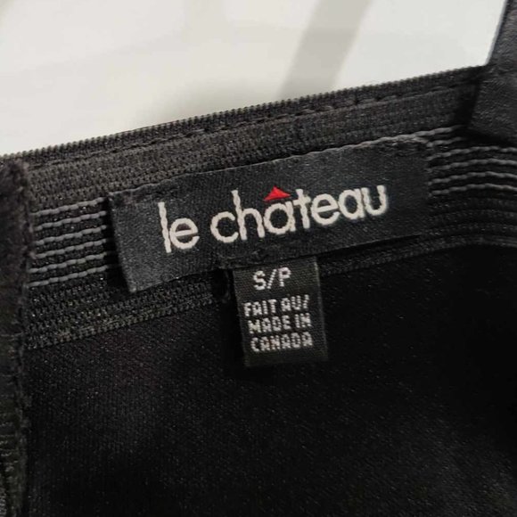 Le chateau black strapless satin pouf dress with ribbon - Picture 6 of 6